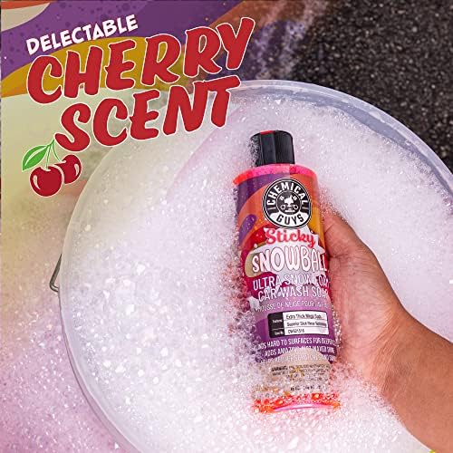 Chemical Guys, Sticky Snowball Ultra Snow Foam Wash Soap, Cherry, 1 Gallon - Image 2