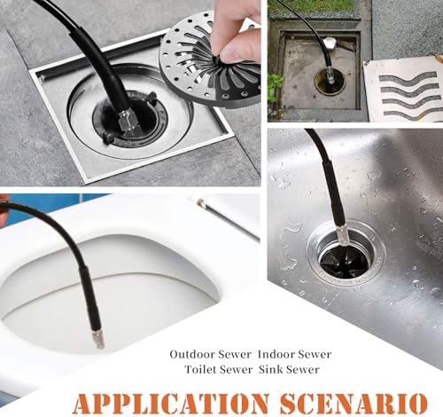 25FT Sewer Jetter Kit for Pressure Washer, 5800PSI Drain Cleaner Hose - Image 5
