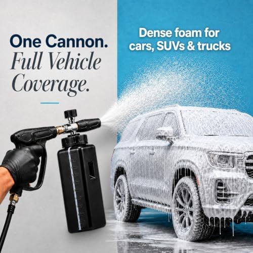 Foam Cannon for Pressure Washer, Thick Snow Foam, 1/4-Inch Quick Connect - Image 3