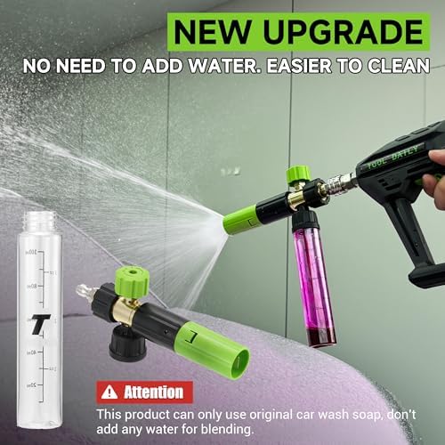 Tool Daily Pressure Washer Short Gun with Mini Foam Cannon for Car Wash - Image 4