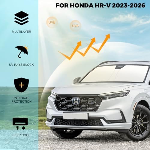 Foldable Front Windshield Sunshade fit for Honda HR-V 2023-2025 2026 - Image 2