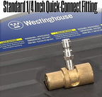 Westinghouse Universal 15” Pressure Washer Surface Cleaner Attachment - 3400 Max PSI, 1/4” Connector - For Gas and Electric Pressure Washers - Image 3