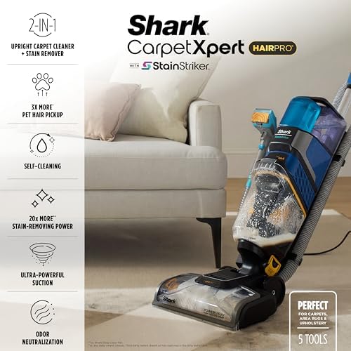Shark CarpetXpert HairPro StainStriker Carpet & Stain Cleaner, EX304 - Image 2