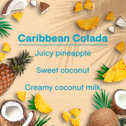 LITTLE TREES Car Air Freshener | Hanging Tree Provides Long Lasting Scent for Auto and Home | 24 Air Fresheners |Caribbean Colada - Image 4