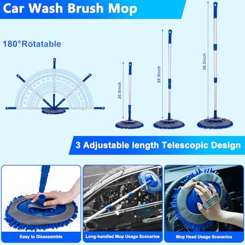 THINKWORK Car Wash Kit with Foam Gun, Complete Car Detailing Kit 40 PCS - Image 4