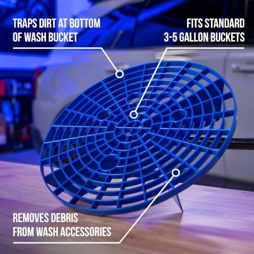 VIKING Bucket Car Wash Grit Trap Insert, Blue, 1 Pack - Image 3