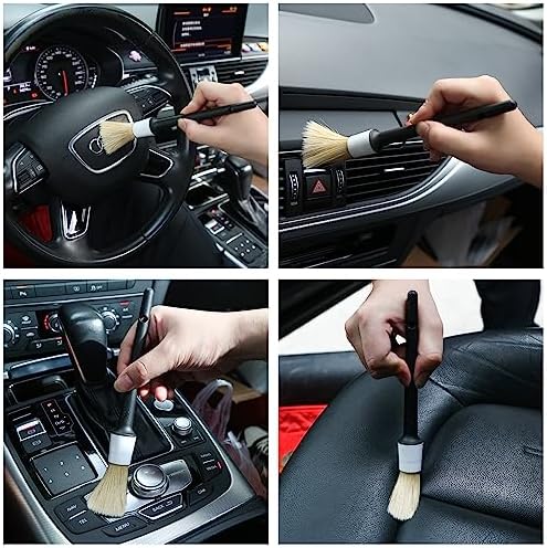 HMPLL 10pcs Detailing Brush Set, White - Image 5
