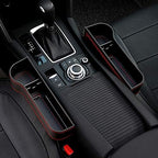 2 Pack Car Seat Gap Organizer with Cup Holder, PU Leather Storage Box, Phone Holder and Side Pocket Organizer, Universal Fit for Most Vehicles - Image 7