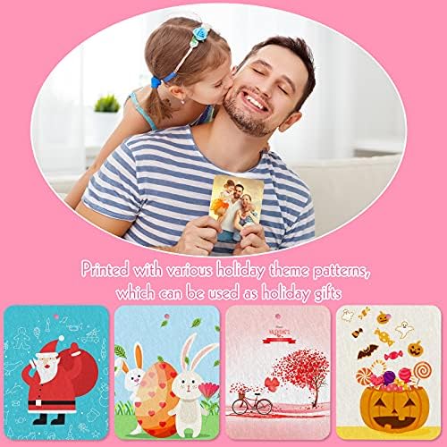 MIAHART 30 Piece Sublimation Air Freshener Blanks with Bags, DIY Scented Hanging Felt Heat Transfer Air Freshener for Car Home Interior Decor - Image 3