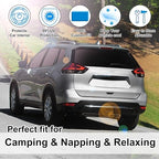 TINGLU Window Shades for Nissan Rogue 2014-2020(NOT for Rogue Sport & 2021 Rogue 3rd Gen. T33) Accessories Full Windows Rear Triangular Windshield Sun Shade Sun UV Rays Privacy Protection 8PCS - Image 6