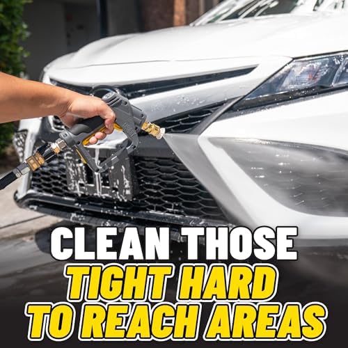 Chemical Guys, Snubby Short Pressure Washer Gun with Foam Cannon Attachment - Image 3
