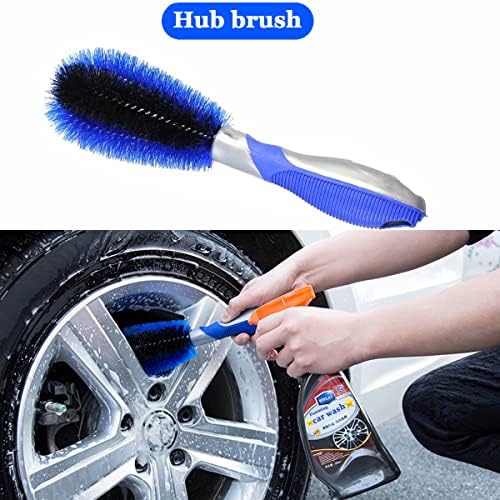 BMLEI Car Wash Brush with Long Handle, Cleaning Mop Car Wash Kit,Blue - Image 4