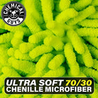 Chemical Guys, Chenille Microfiber Wash Mitt for Cars, Lime Green, Single - Image 4