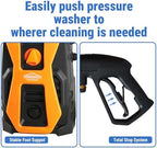 HoldwellS 2026 New Mini P*ressure Washer 1700 MAX PSI, w/Trigger Spray Gun - Image 4