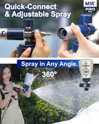 MJJC PRO V3.0 Ultimate Foam Cannon for Pressure Washers – Professional Car Wash Accessory Kit with Thick Foam, Stainless Steel, 44 fl oz Bottle (Pro V3.0 (1/4" Quick Connector) + SOAP Sample) - Image 4