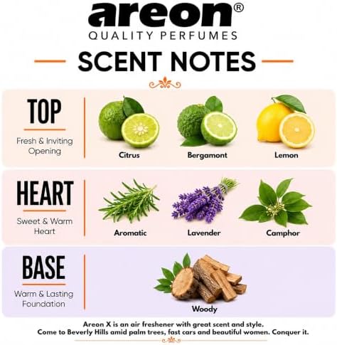 AREON MON MA17 Long Lasting Hanging Best Car Air Freshener Mountain Fresh Scent, 12 pack - Image 3