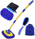 BMLEI Car Wash Brush with Long Handle, Cleaning Mop Car Wash Kit,Blue by BMLEI
