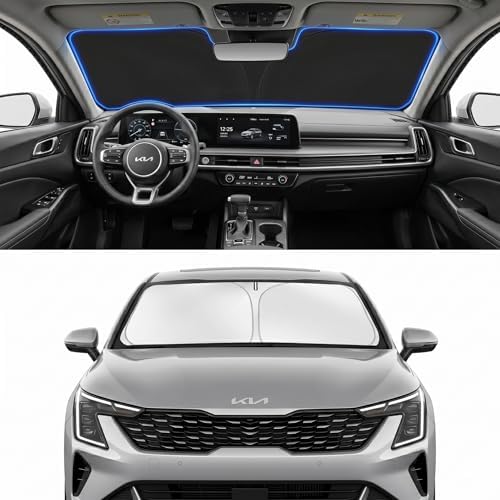 Custom Fit Windshield Sun Shade for Kia K4 2025-2026 by Unknown
