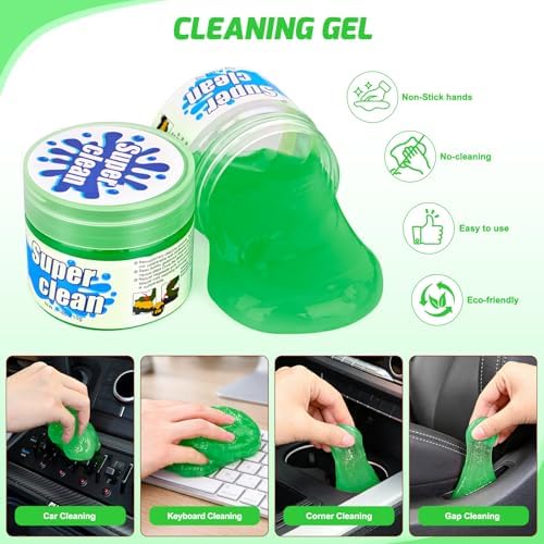 Nilight 15PCS Car Detailing Kit for Interior Exterior Car Care, Green - Image 5