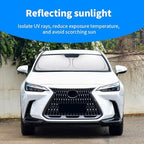 Front Windshield Sun Shade Custom Fit Compatible for NX250 NX350 NX350H 2022-present Sunshade Foldable UV Ray Reflector Sun Visor Protector Accessories Shield Cover Reflective (for NX 2022-present) - Image 3