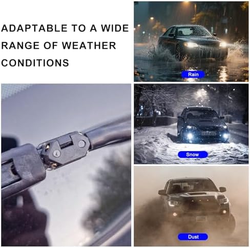 2 PCS Front Windshield Washer Nozzles, 4 Holes Car Windshield Washer Wiper Arm Sprayer, Auto Left Right Windshield Washer Squirter Nozzle Replacement, Universal Vehicle Accessories - Image 5