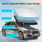 Windshield Sun Shade for Audi Q5 2009-2017 Sunshade - Image 3