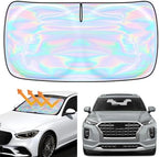 Windshield Sun Shade for Hyundai Palisade 2020-2025 2026-4 Layers Sunshade Compatible with Hyundai Palisade Foldable Front Window Sunshade Sun Visor Protector Block UV Rays Keep Your Car Cooler by Unknown