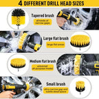 40 Pcs Car Detailing Kit Interior, Tote Includes Premium Drill Brush - Image 3