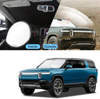 TINGLU Sun Shade for Rivian R1T 2022-2025 2026 Accessories Windshield Sun Shade Window Shade UV Rays Protection Sun Visor Cover with Steering Wheel Sunshade Storage Bag - Image 6