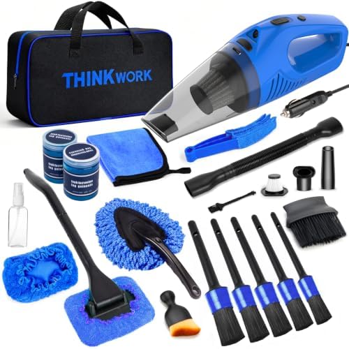 THINKWORK Car Cleaning Kit with Vacuum,Deep Cleaning for Interior Detailing by THINKWORK