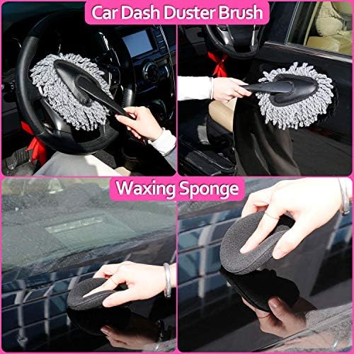 THINKWORK Car Detailing Kit, Interior Exterior Cleaning Set for Vehicles - Image 4