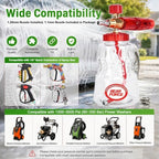 BEAR FORCE Brass Foam Cannon for Pressure Washer, Snow Foam Lance, Car Wash - Image 4