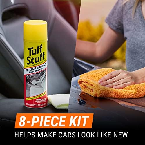 Armor All Car Wash and Cleaner Kit - 8-Piece Complete Set with Wash Concentrate, Wipes, Microfiber Towels & Air Freshener, Gift for Dad - Image 3