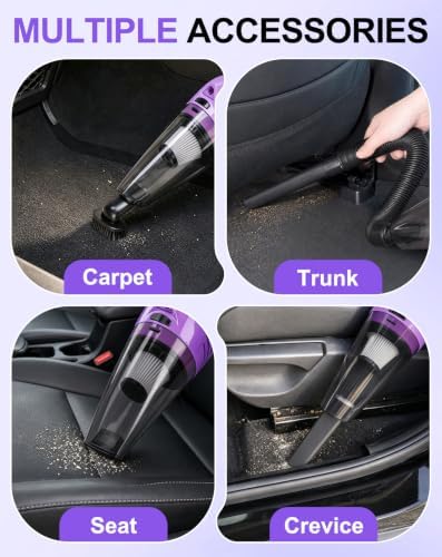THINKWORK Car Cleaning Kit with Vacuum,Deep Cleaning for Interior Detailing - Image 4