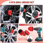 Nilight 52PCS Car Detailing Kit for Interior Exterior Car Care, Red - Image 6