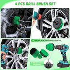 Nilight 52PCS Car Detailing Kit for Interior Exterior Car Care, Green - Image 6