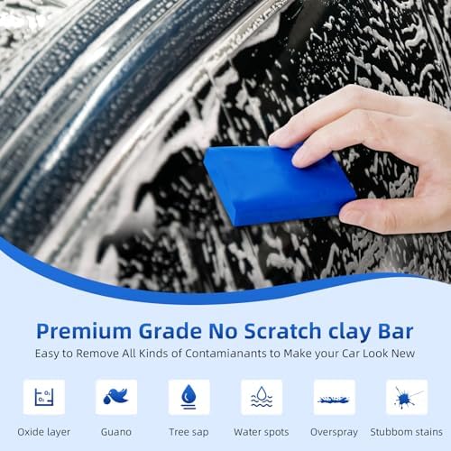 IPELY 4 Pack 100g Car Clay Bar Auto Detailing Magic Clay Bar Cleaner for Car Wash Car Detailing Clean - Image 2