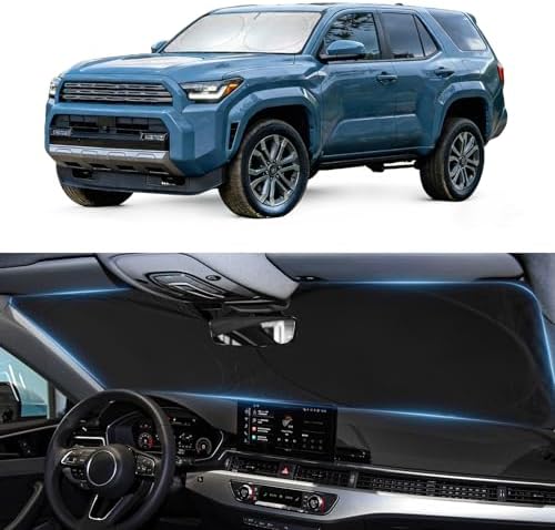Custom Fit 4-Runner Windshield Sunshade for 4Runner 2010-2026 Window Shield by INSAUTO