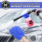 Car Wash Foam Gun Foam Sprayer - Foam Cannon Garden Hose- Car Wash Kit - Snow Foam Blaster with Microfiber Wash Mitt + Storage Bag - Car Accessories for Men - Image 3