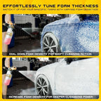 Foam Cannon for Pressure Washer, 1L Bottle Snow Foam Cannon with 5 Pressure Washer Nozzle Tips, 1/4 Inch Quick Connector, Compatible with Gas Pressure Washers&Electric Pressure Washers - Image 2