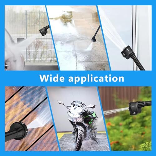 Portable Cordless Washer, Car Washer with 2 Batteries - Image 6