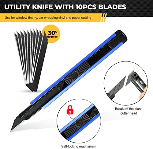 Gomake Vinyl Wrap Tool Kit Car Window Tint Installation Tools Wrapping Kit - Image 4