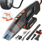 THINKWORK 20V Car Vacuum & Air Inflator, Dual Function High Power Handheld Cordless Vacuum with 18000pa Suction Power for Car Cleaning, Household Dust Removal, Inflation by THINKWORK
