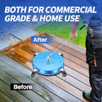 LidoDola 19'' Pressure Washer Surface Cleaner Blue, Power Washer Accessory - Image 6