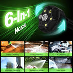 Cordless Portable Washer, 1000PSI Brushless Washer for Car Washing, Patio, Fence, Driveway, Outdoor Cleaning, with 1 Battery, 6 in 1 Nozzle, 6 Meter Hose, Tap Adapter - Image 2