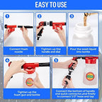 Car Wash Foam Gun/Hose Sprayer, 16 IN 1 Foam Cannon for Car/Garden Cleaning - Image 6
