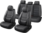Car Seat Covers Full Set Custom Fit For Toyota Tacoma 2001-2026, Black | Lumbar Support, Premium Faux Leather, Breathable, Anti-Slip, Airbag Compatible, Waterproof, Car Seat Protectors, 2 Row-5Seat - Image 8