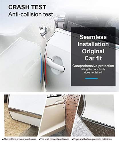 Car Door Edge Guards, 16Ft Car Door Protector Trim Rubber Door Seal Protector U Shape Trim Molding Protection Strip for Most Car (Clear) - Image 5