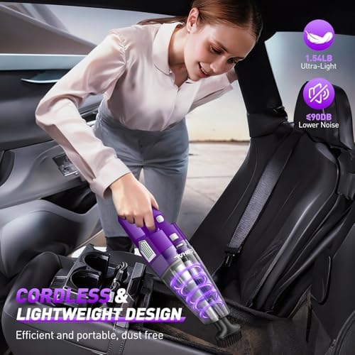 Handheld Vacuum Cordless Rechargeable, Hand Held Car Vacuum Cleaner - Image 7