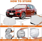 Foldable Front Windshield Sunshade fit for BMW X3 2018-2026 - Image 5